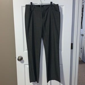 Black & white dress slacks